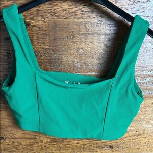 Wilo top Made in Melbourne, Australia, crop-top/bra/tank Green top size L